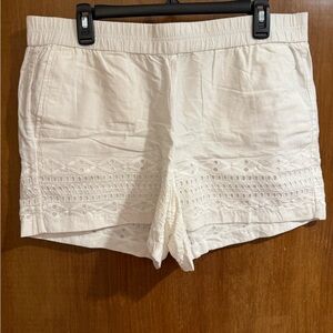 J. Crew White Casual Cotton Shorts